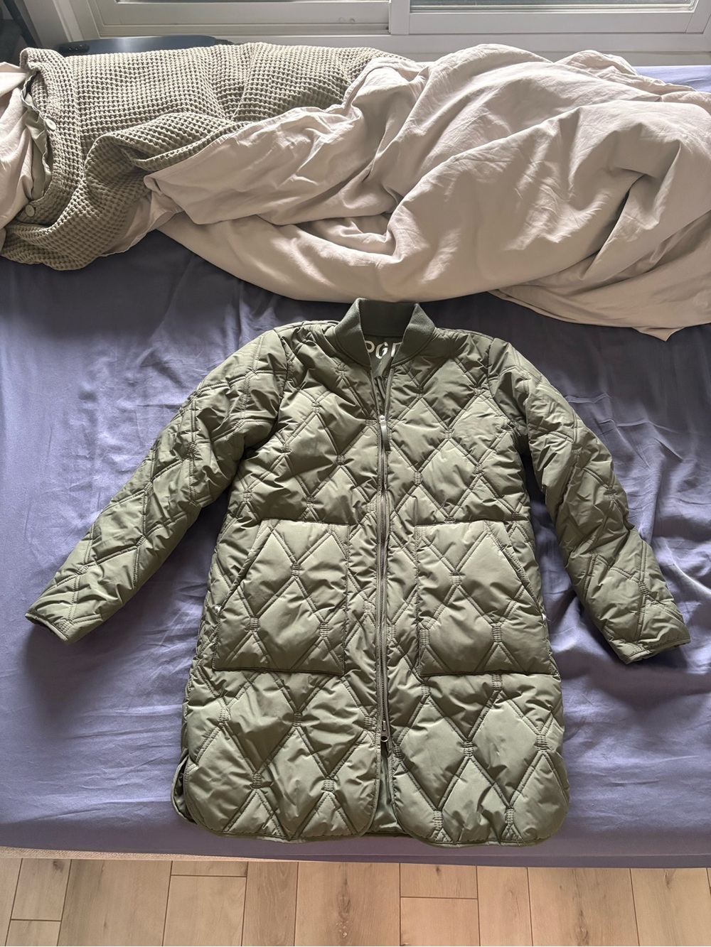 PGD Quilted Long Bomber